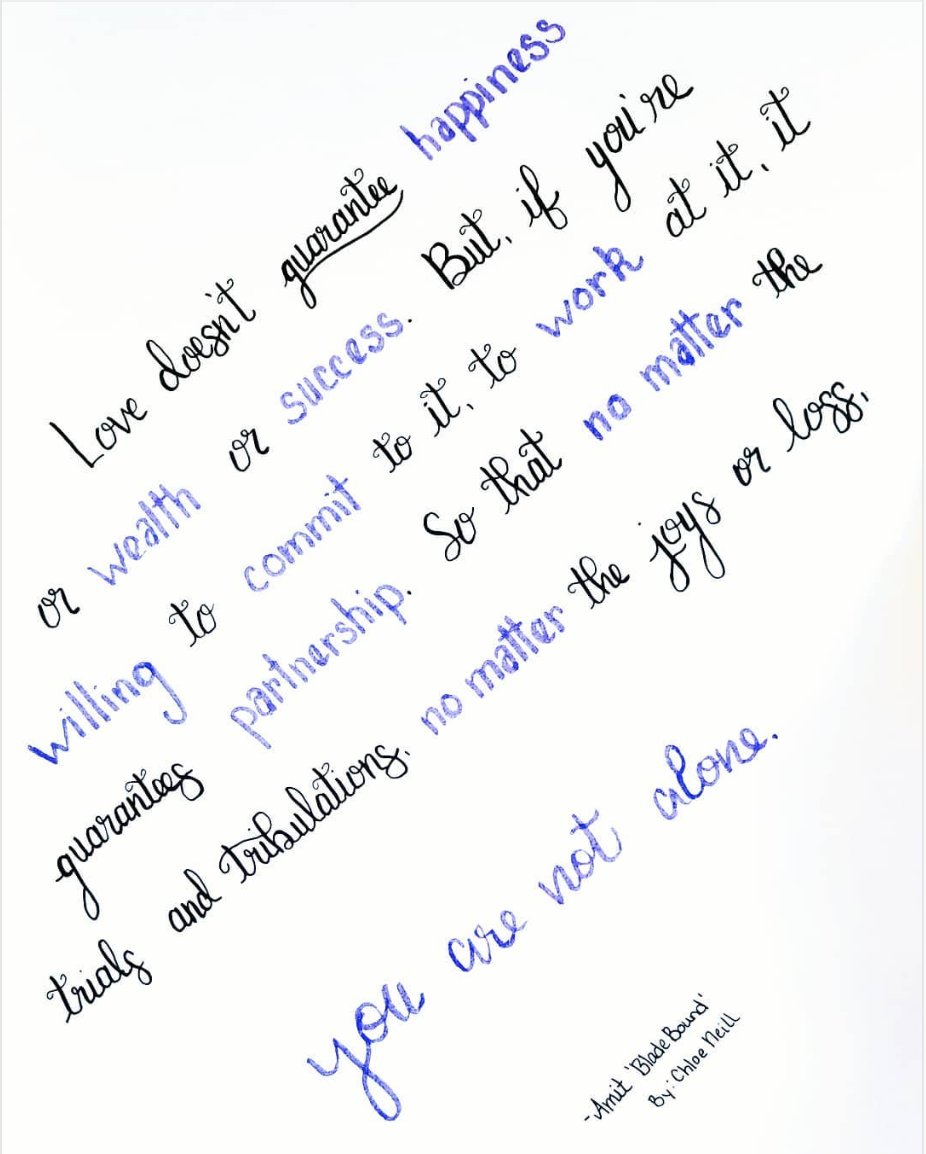 lolidish's tweet photo. Practicing my #handlettering with a #quote from #BladeBound by @chloeneill
#youarenotalone #chivamps https://t.co/vMbAvKsFg3