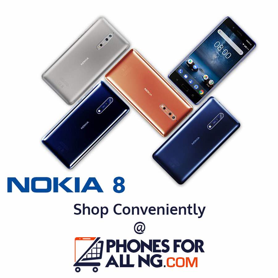 PhonesForAllNg's tweet photo. Nokia 8 available @phonesforallng. Dm or call now to place your order. https://t.co/pwG4NA8zlE
