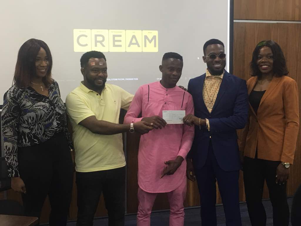 myaccessbank's tweet photo. Joseph Ekomobong, the 1st of 10 #AccessCREAM millionaires was presented his cheque today during the live draw! You could be next. Dial *901*463# to enter and subscribe! https://t.co/pYgemyCuY3