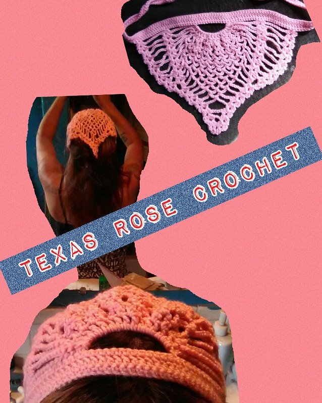 TexasRoseCroche's tweet photo. Head Kerchief 

Great for the summer and let's not forget cute! 

DM/Text to place orders. 

$8 not including shipping 

#HairAccesories #HeadAccessories #Crochet #Handmade #Summer #GirlsFasion #WomensFasion #Cute https://t.co/hvxqyYihXa