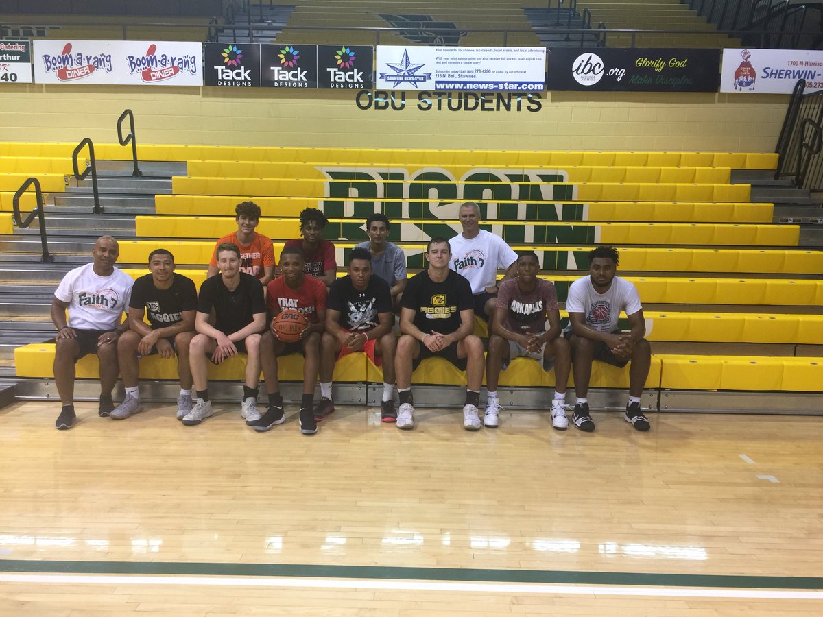 CoachHatchett's tweet photo. Come check out the #Faith7 basketball game today 3:30pm in Shawnee at OBU Noble Complex . Talented group of Oklahoma players ready 2 take on Texas ! https://t.co/NlvNyTw4om