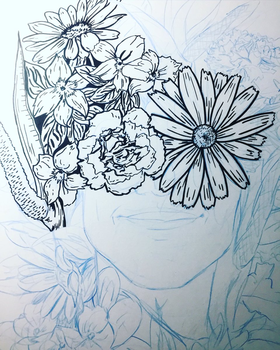 lorryjamison's tweet photo. Next step: using the #brushpen to draw in these flowers!
.
.
.
.
.
.
#willjamison #willjamisonart #flowers #floralart #floraldrawing #carnation #greencarnation #violets #calamus #sketch #coloredpencildrawing #coloredpencil #newdrawing #pride #gayisgood #lgbt #lgbtqia #pridemonth https://t.co/RcMu4idwk7
