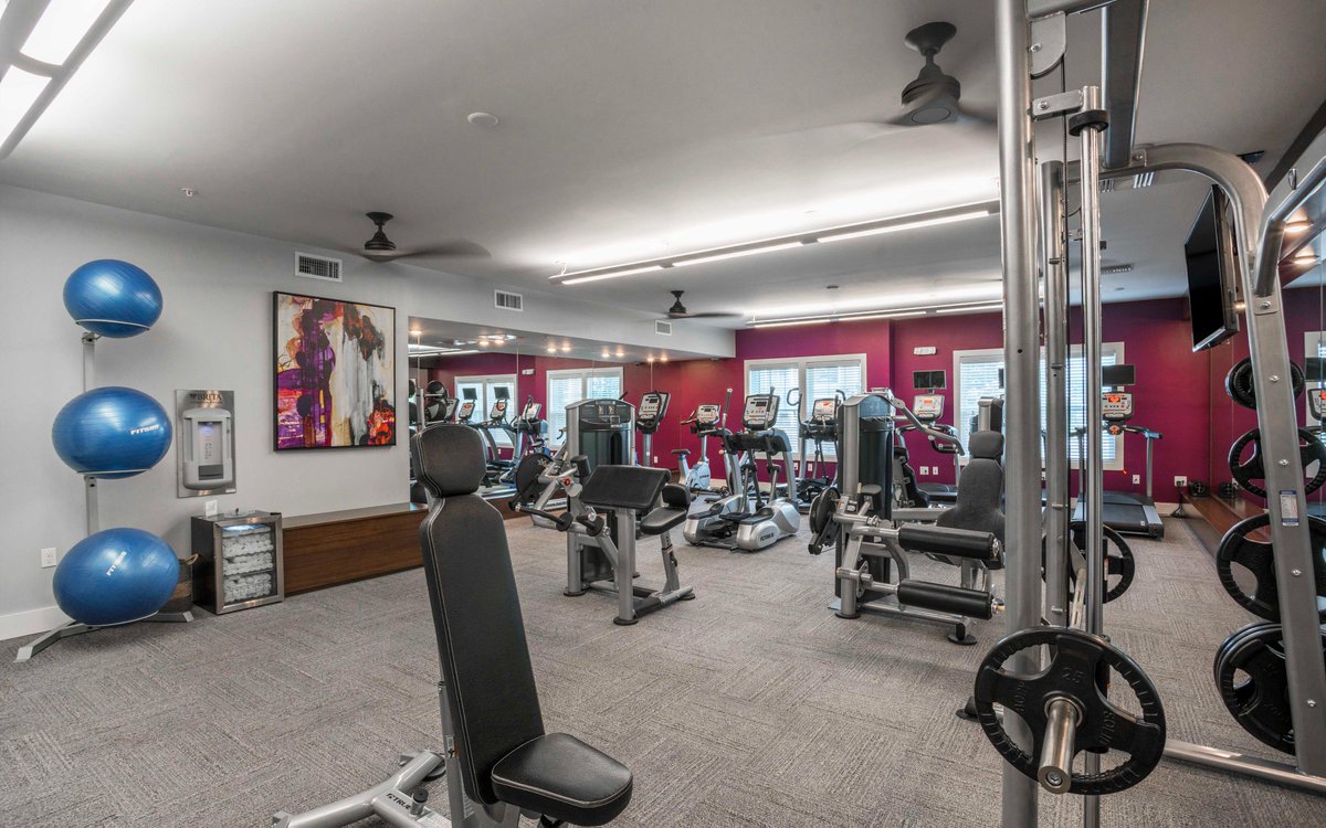 Time to get our workout on in our amazing #FitnessCenter!