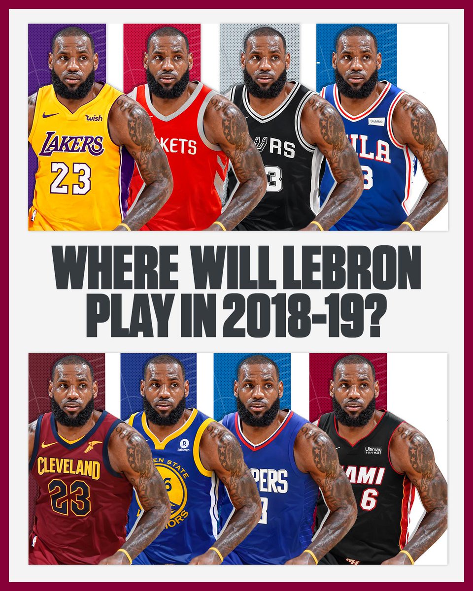 Summer of LeBron Part 3 starts now.