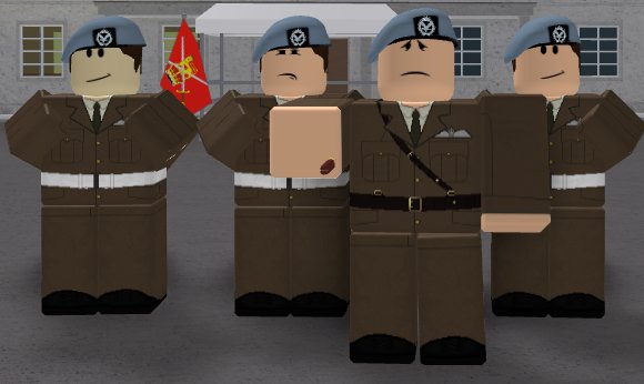 rblx_army's tweet photo. After a 6 hour army air corps tryout, running through advanced signals, aviation and drill. Lance Corporal's Belgian_Operator, MajorIMPla2nd and ricorodrigus are passed into the 5th Regiment by the NCOIC of AAC. #ArmyAirCorps #Britisharmy #congradulations https://t.co/0chcsjCaEZ