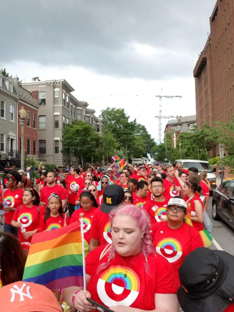 Target pride! DC pride parade 🌈
