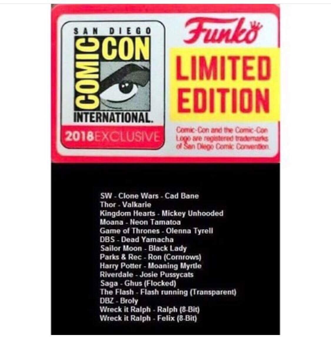 funko pop leaks 2018