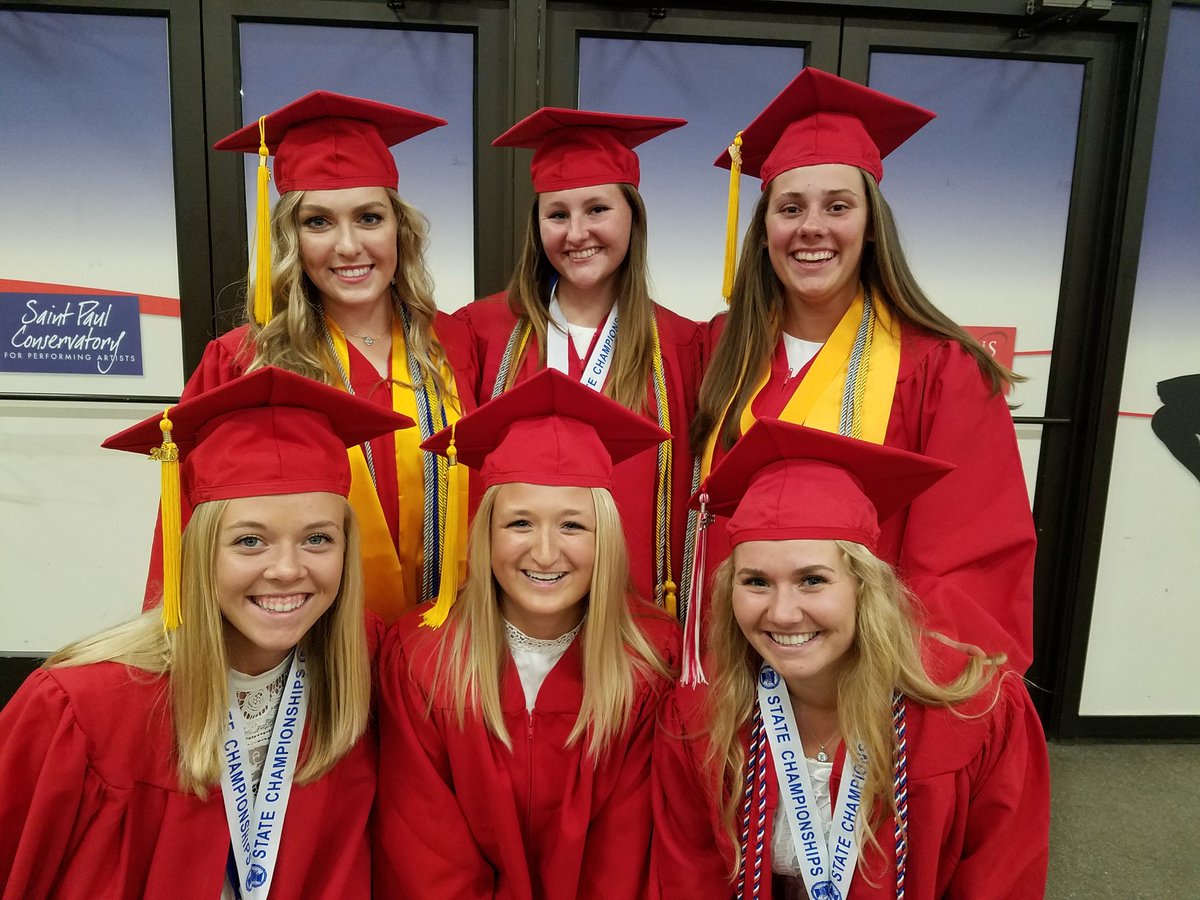 CentCougs's tweet photo. Yesterday these six helped secure 3rd place at State Softball! Today they walk across the stage with #ClassOf2018 and will soon be
Centennial alumni. They have represented us so amazingly well! https://t.co/6nXidkP8Az