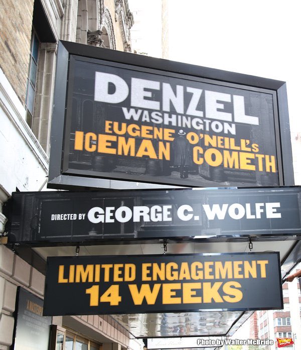 ShentonStage's tweet photo. Just seen the masterpiece that is Eugene O’Neill’s THE ICEMAN COMETH @icemancomethbwy, a group portrait of broken men seeking solace in drink &amp; their own lonely kinship. Luxury cast has Denzel Washington bringing in the crowds, but David Morse, Colm Meaney &amp; Bill Irwin the pain. https://t.co/EbiyuaGD4T