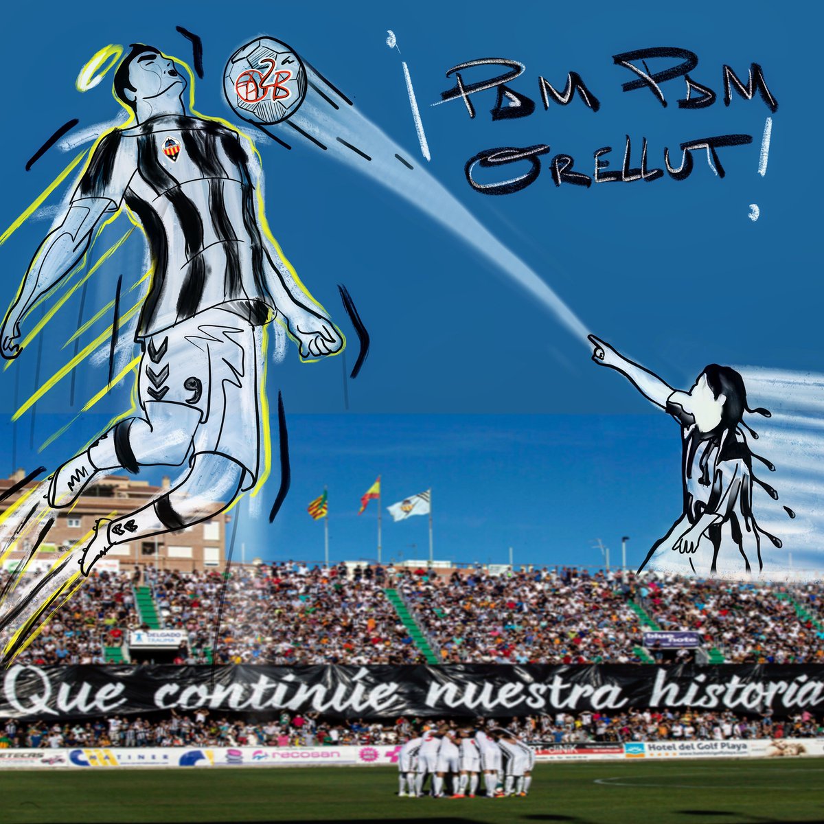 EdgarDelgado89's tweet photo. De los creadores del gol @ManuBusto5  , llega @davidcubillas ... para llegar a hacer Historia en el @CDCastellon @CD_Castellon 
#PPO 
#VAMOSCARAJO 
#CUBIGOL https://t.co/PpyKQxdTnz