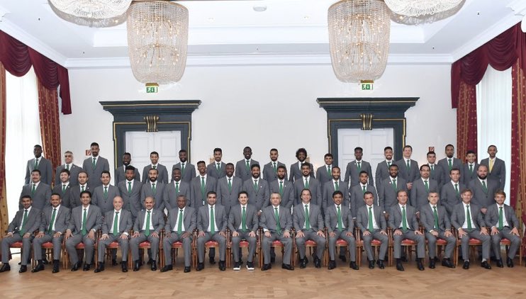 ItentertainSa's tweet photo. All the support to our national football team ⚽️👊🏻

Thank you @Saudi_Airlines for the trip to #Russia 🇷🇺 🇸🇦 🔥

#صقورنا_قدها #Russia2018 #WorldCupRussia2018 https://t.co/cVvVP1jQNf