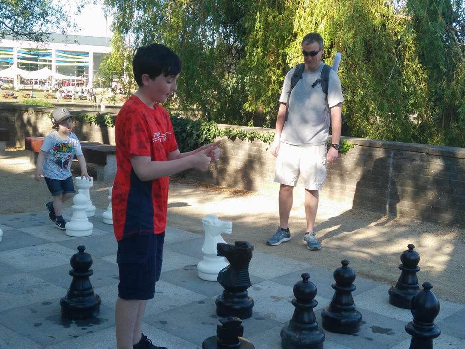 dlrArts's tweet photo. What a day to be in Dublin! Sun melting the stones; a life-size chess game at the lake in @UCDALUMNI &amp; a storytelling workshop with @d_ruddenwrites. And, if you want to cool down, there's the Carriage Return exhibition at @dlrLexIcon. Photos of Jake courtesy of @coloughlin310 https://t.co/mWftfFKgbS