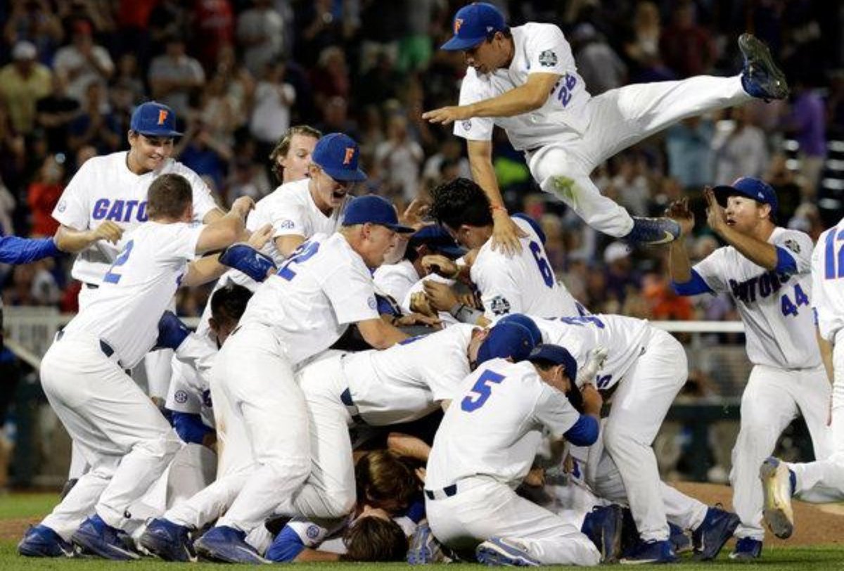 CollegeBaseCNT's tweet photo. Only one week until the College World Series! https://t.co/sE9S1iyDEO