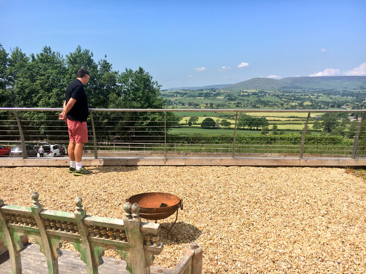 TracyBosanko's tweet photo. Giles Farm today - looking idyllic. A wildlife meadow, pond and spectacular views over the Ribble Valley. Thank you Kirsten and Phil Brown, you have created something very special. https://t.co/czt5r3Aiy1