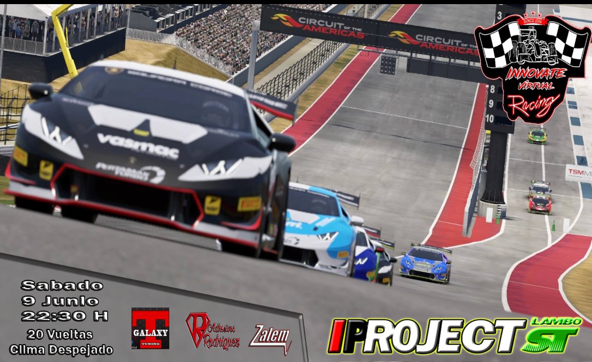 DesignArtStudio's tweet photo. #IProjectST Llega la penultima carrera de la temporada en el #COTAGP en el que hoy podemos conocer al campeon.
Desde las 22:30h en directo con el incombustible @THEgalaxyTUNING acompañado por @QuepimQuepam99 en cabina.
Calentado motores!!! https://t.co/T9prdrny0E