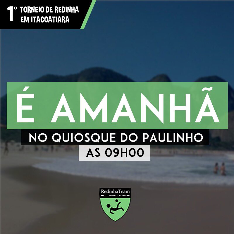 RedinhaTeam's tweet photo. Quem liga para copa quando o evento mais importante do mês de junho é amanha...Contamos com todos amanha nas areias de Itacoa.
#RedinhaTeam #Itacoatiara
🏖⚽️🦈 https://t.co/OQvuGG9hyA