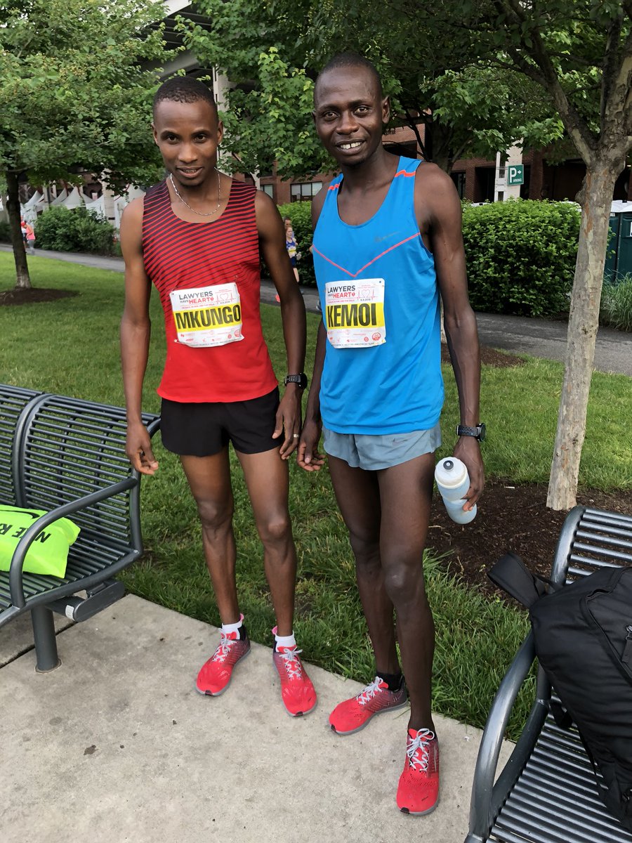 danielkemoi's tweet photo. Many thanks @LHH_10K_DC  Jenny Siler RD &amp; all sponsors for inviting me. Congrats @andrew_colley 1st.  Very happy for my friend &amp; training partner @panuelmkungo 28:58 new PR for him, first time sub 29 in hard road 10km. Loved my @AltraRunning Vanish-r shoes ideal 10km racing flat. https://t.co/sIPSd5dOpK