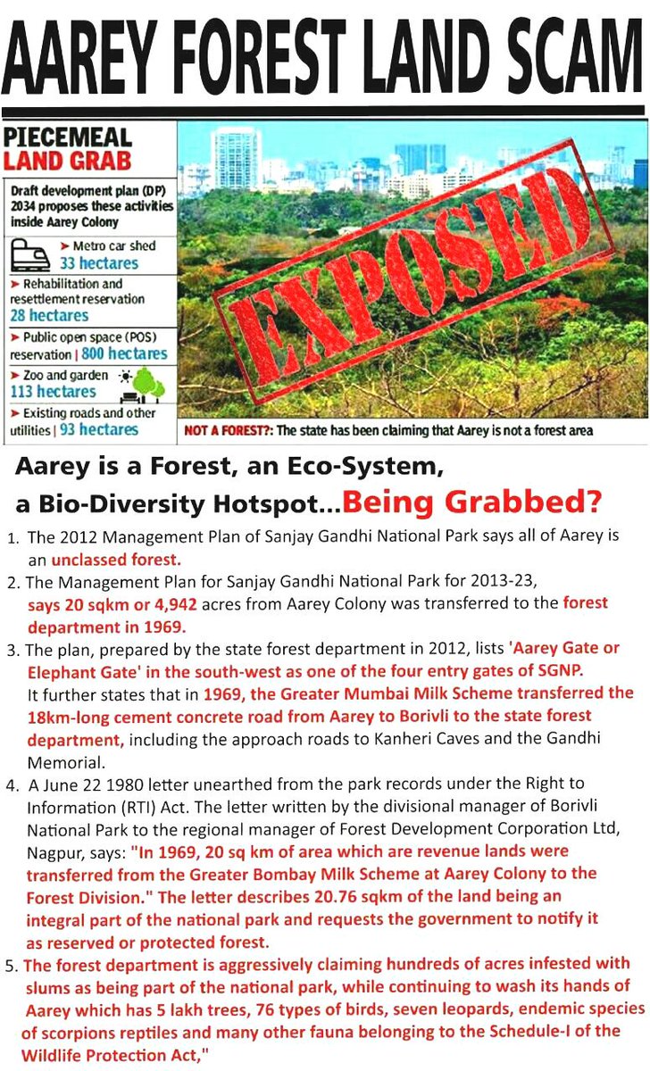 jyotirajesh20's tweet photo. #DAY355
@Dev_Fadnavis 
U can plant saplings..you can never create a forest..
Conserve d forests Mother Nature has blessed us with..#Aarey is one of them..
An integral part of d #SGNP , Aarey feeds d #Mithi &amp; #Oshiwara rivers..
Ur songs won't save rivers, saving forests will. https://t.co/Z97a9RE8Sz