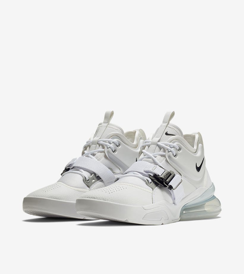 nike air force 270 white metallic silver