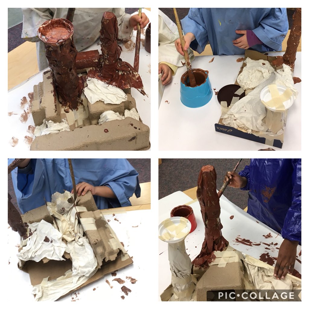 Henschygirl's tweet photo. Kindys explored their local habitat and their connection to the environment, and represented their learning by using recyclable materials to create models of healthy nature spaces #environment #nature #developanddesign https://t.co/arKD7WPTY0