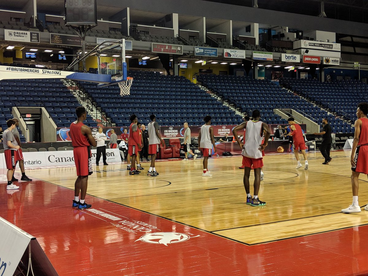 sportsrefs's tweet photo. Watching @CanBball get ready to #defendandconquer https://t.co/krDLlBCC7C