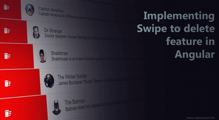 TiwariShanky's tweet photo. Introducing Swipe to delete Angular Plugin.

NPMJS: https://t.co/9H4a4AFJvH
Github: https://t.co/R5iud9a5lS
Demo: https://t.co/k9yCa3Yj5Z

Full Plugin usage and API Explained here: https://t.co/prvy2sAuCq

#OpenSource #Angular
#angular6 #npm #swipetodelete
#codershood https://t.co/xiPfNHEPgk