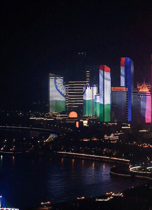 ManojGoelBJP's tweet image. नमो आपके राज में चीन में भी लहरा रहा है हमारी आन, बान, शान..हमारा तिरंगा🇮🇳

गर्व है 2014 पर...जय हिंद @narendramodi #SCOSummit #ModiAtSCOSummit #NarendraModi #DilSeModiPhirSeModi