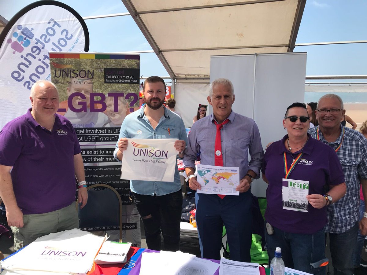 ChrisWebbMP's tweet photo. Great to see @unisontweets at @bpoolpridefest today. Make sure you go check them out in the stalls section #pridebpl2018 https://t.co/mfUf8ZG7Jp