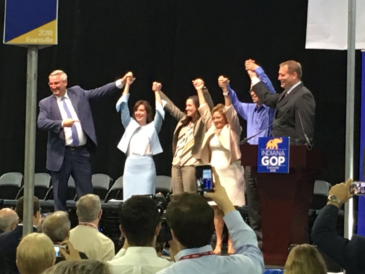 HowardCoGOP's tweet photo. The stage is set for the fall! Now it's time to get to work along with our local candidates to earn a clean sweep this fall! @indgop https://t.co/76PoBDCpt3