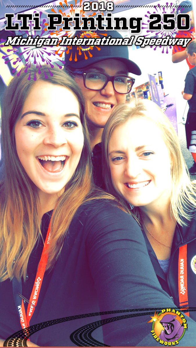 Fireworks's tweet photo. Make sure to check out our Snapchat filter if you are at @MISpeedway today! #PhantomRacing #KauligRacing 🏁 https://t.co/83ITA8DMCC