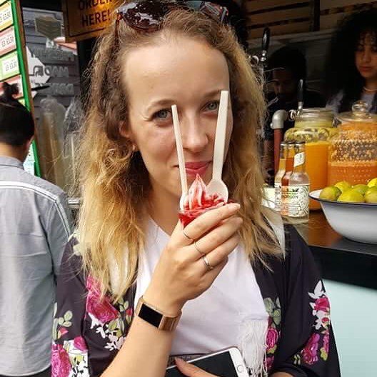 Oh dear... who gave her that #veganicecream 🍦😳💜💜💜