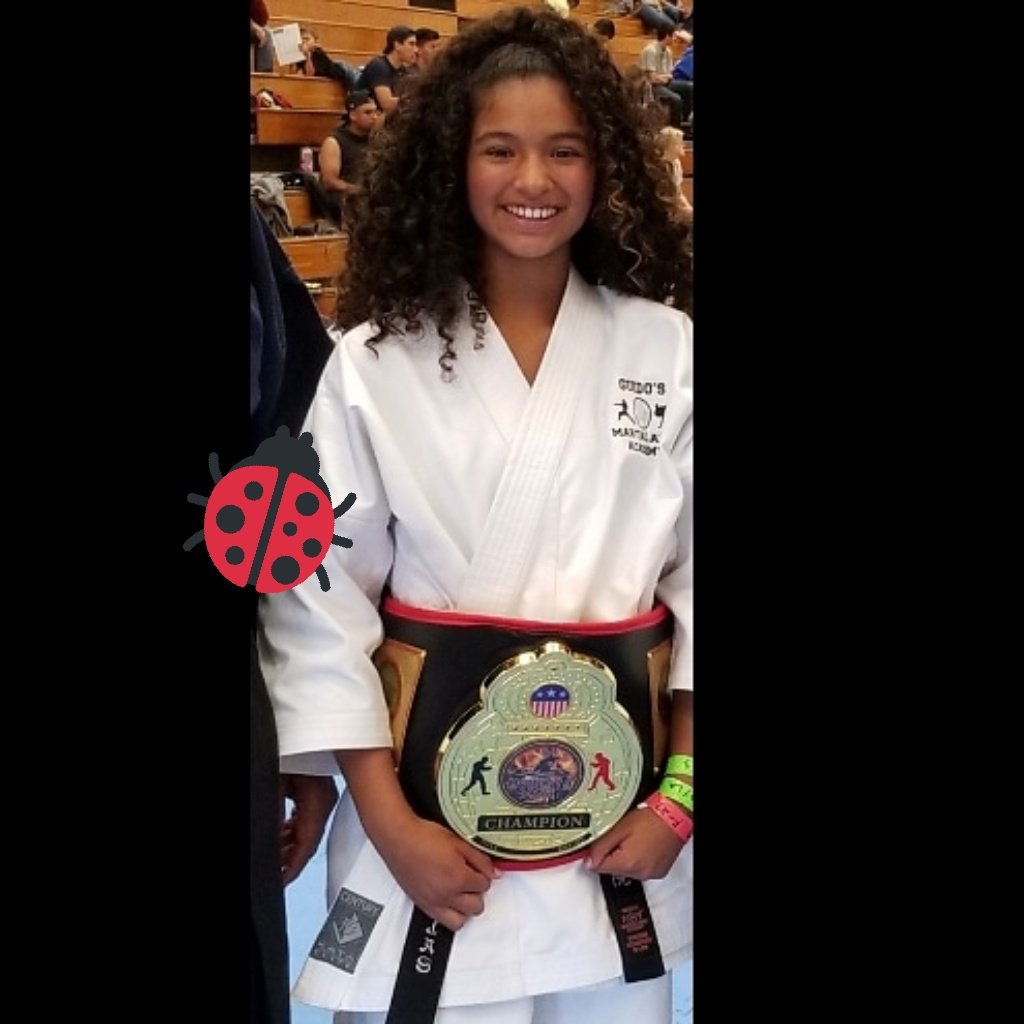 #LaylabugRojas #🐞 #loveher #karate #karatelife  #practicemakesperfect #kata #weapons #sparring  #ninjagirl #shotokan #fierce #determination #dedication #blackbelt  #caligirl #californialife #martialarts