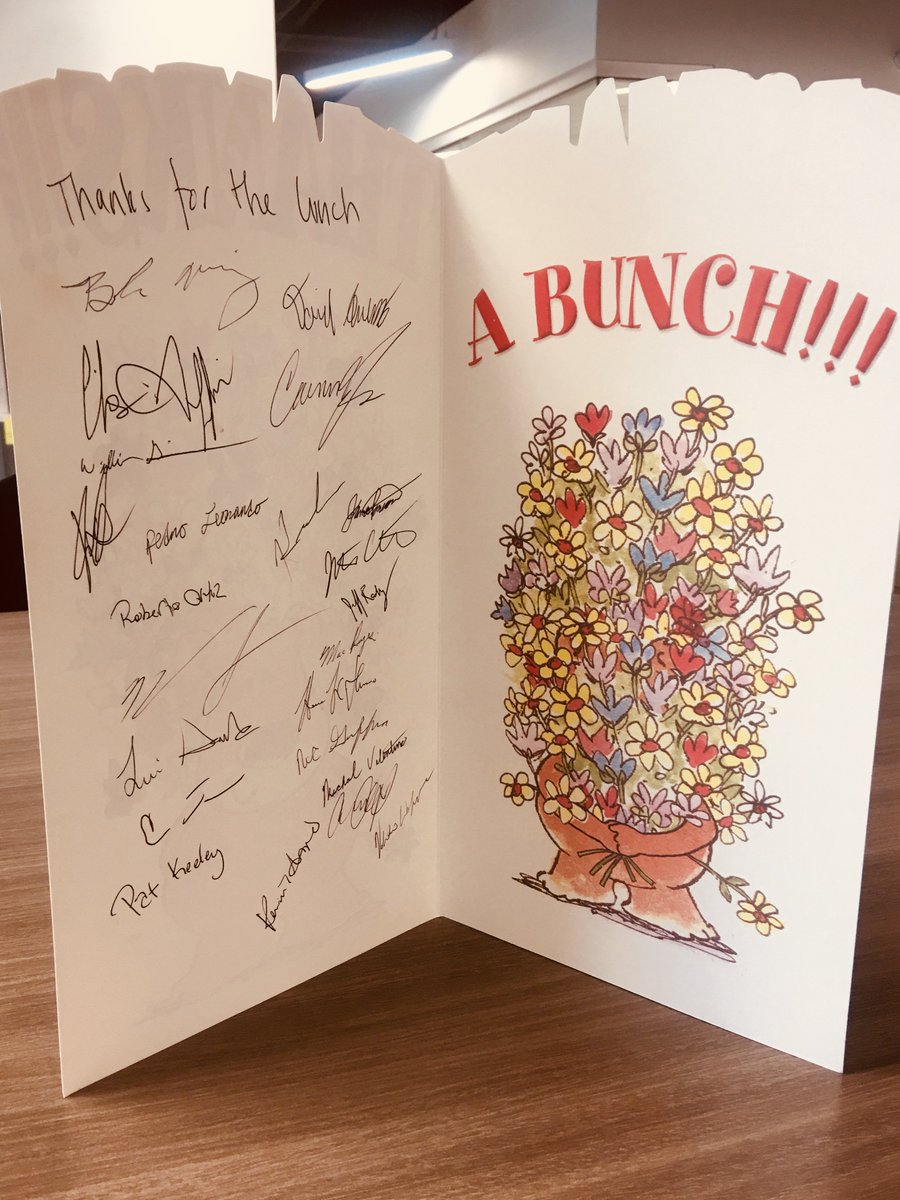 FrameCoFraming's tweet photo. When you acknowledge your employees for all they do - they appreciate it!  How cool - a JUMBO thank you note from the staff!  BOOM - this is how we roll. #Appreciation #FrameCO https://t.co/vZyitnNmjv