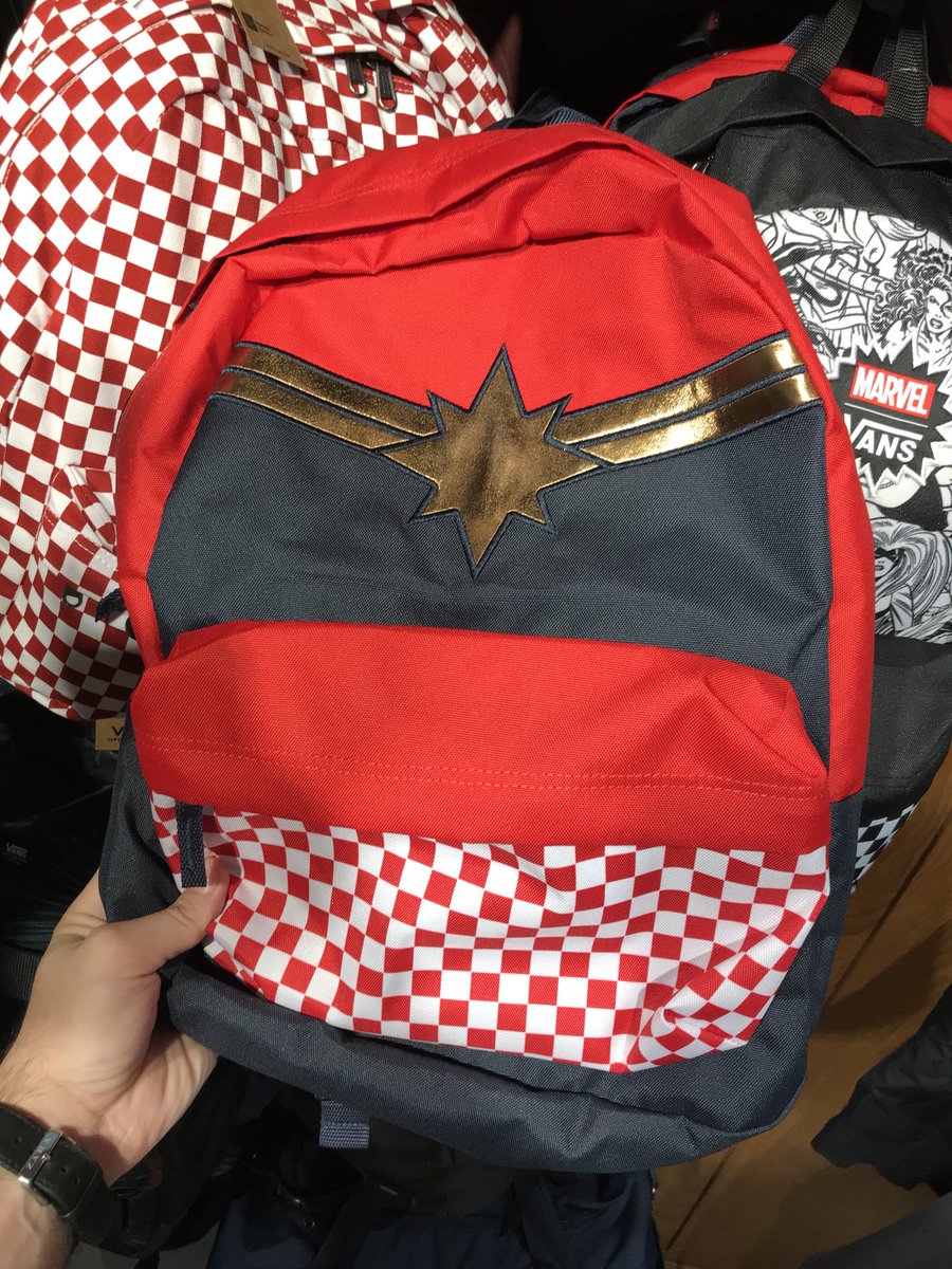 captain marvel vans backpack