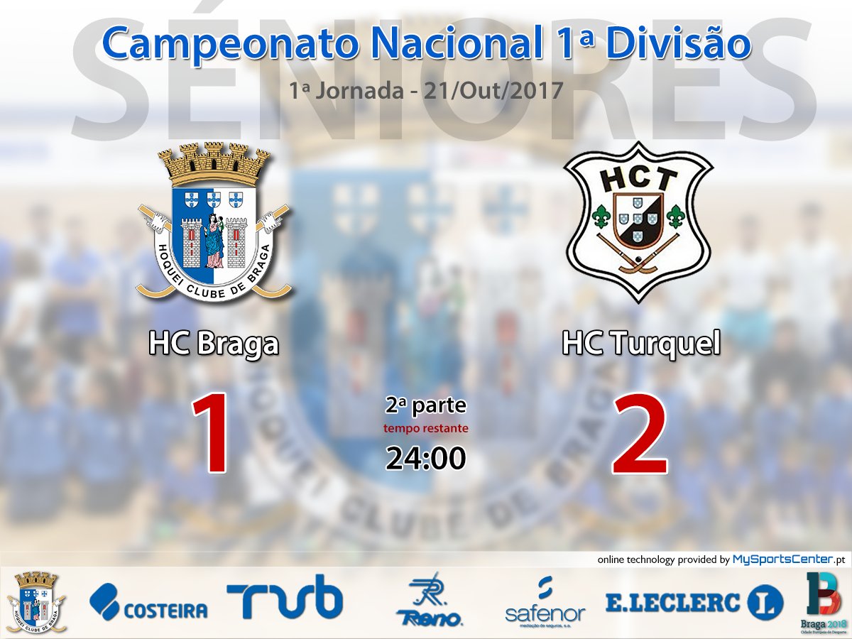 Pedro Delgado marca o primeiro para o <a href="/hc_braga/">Hóquei Clube de Braga</a>