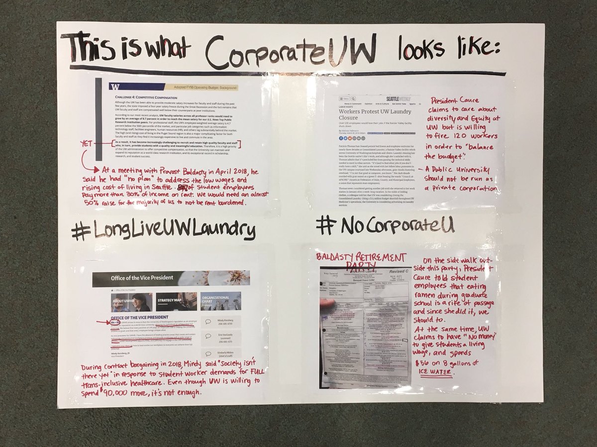 STACHEuw's tweet photo. Come join us at husky stadium for the Ramen Cookout from 11:30-2:00pm - stand against corporate higher education  #NoCorporateU #LetThemEatRamen #UW @UAW4121 https://t.co/O68F91RqNp