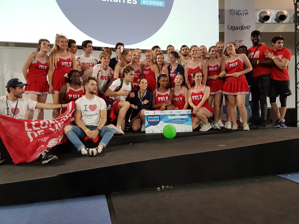 StepStoneDigit's tweet photo. L'@UPECactus  remporte le concours #pompoms !!! L'univ. de Creteil est suivie de @BdePolytecLille et @LeopompomPulv ! BRAVO ! 🔥🎉 #CDMGE https://t.co/0zN6C4k0as