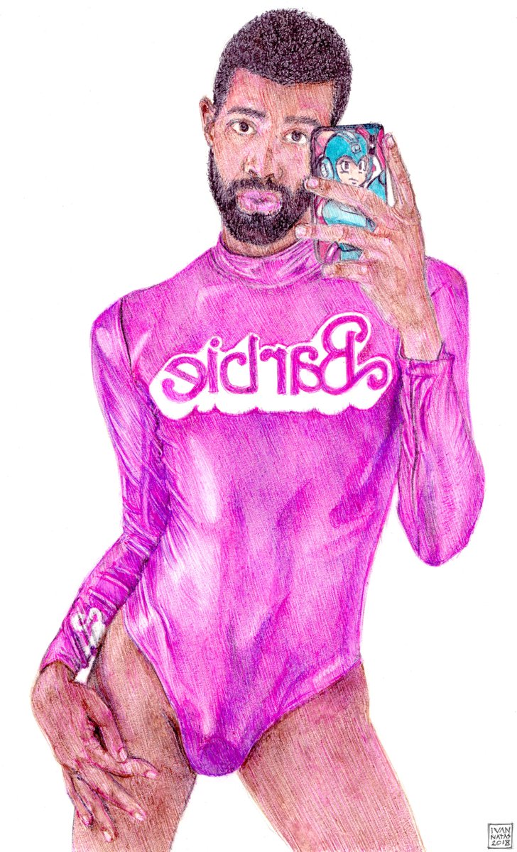 IvanNatas's tweet photo. #PRIDEPORTRAIT🏳️‍🌈 : Pink Beautiful Non-Binary Barbie @jordaanblok: “Barbie tingz thass Barbie tingz”
.
#ballpointpen #lgbtiq #illustration #ivannatas #queer #queerart #bearded #nonbinary #barbietingz #barbie
https://t.co/Obp6LFIhxp https://t.co/V22zKWCKLf