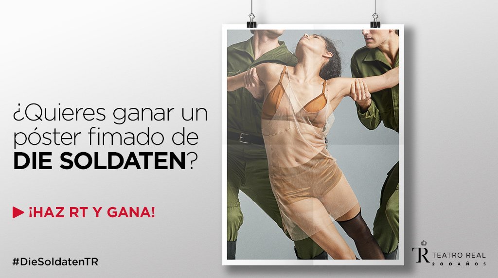 ¿Quieres ganar el póster oficial de #DieSoldatenTR, firmado por <a href="/herascasado/">Pablo Heras-Casado</a>? ¡Haz RT y participa en el #sorteo! 🤞🍀