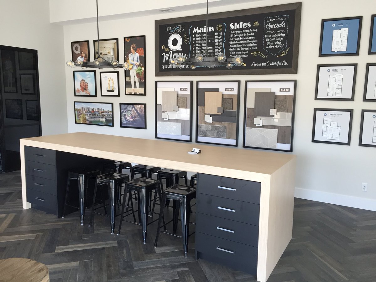 ClassicKitCab's tweet image. Checking out show homes today? See cabinets by Classic in @MorrisonHomes multifamily’s new Q sales center in Sage Hill Quarter.