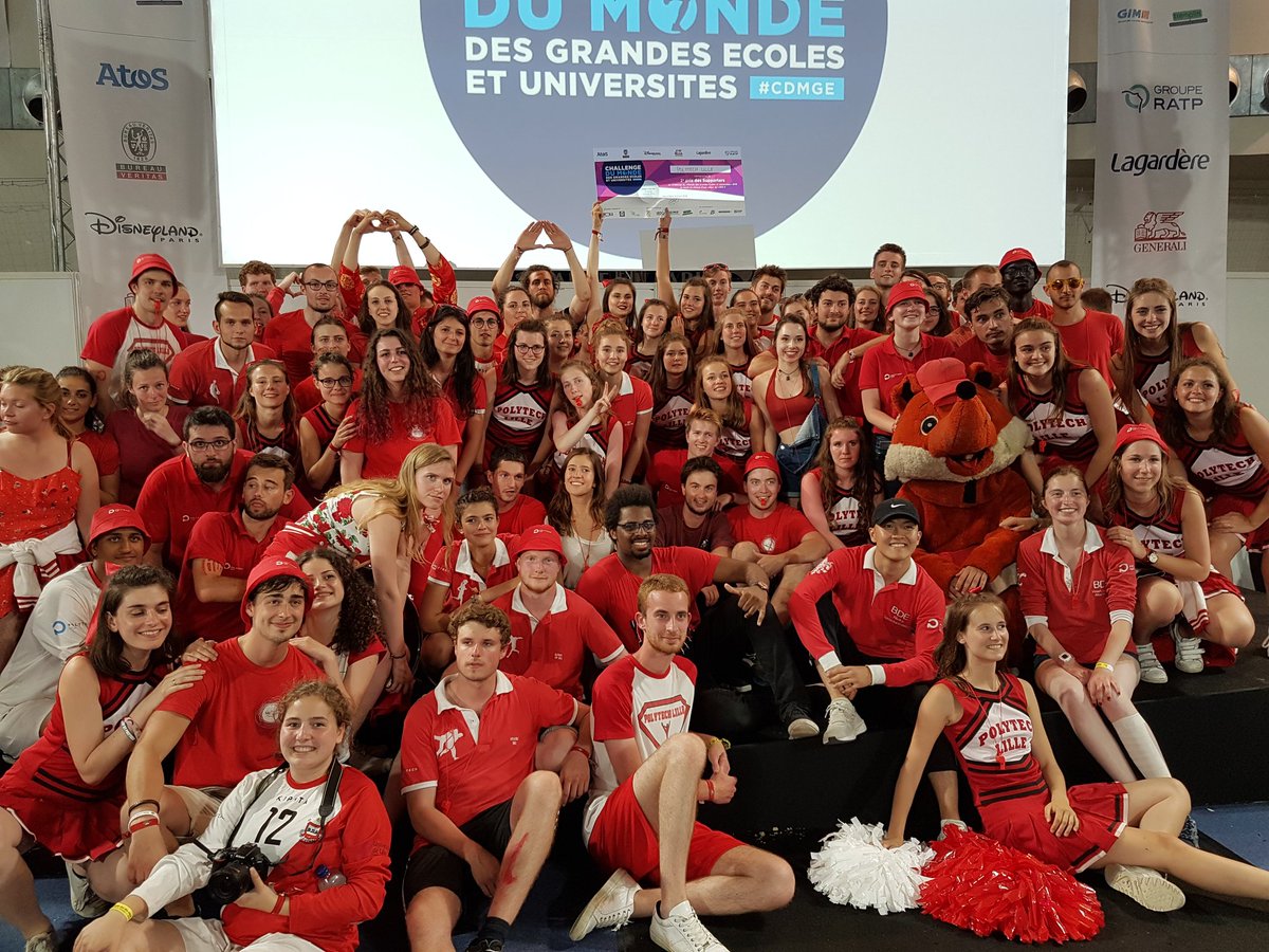 StepStoneDigit's tweet photo. Le @pulv_cdmge remporte le concours supporters devant @BdePolytecLille et @UPECactus ! Ils ont donnés de la voix, un grand bravo ! 👏👏👏👏 #CDMGE https://t.co/3kxfln4EXU