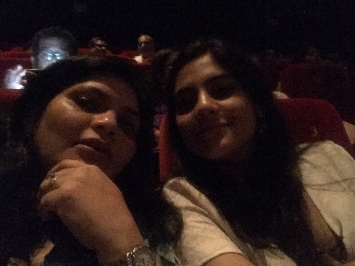 mathur_vaishali's tweet photo. It’s dark inside the movie hall and darker inside a dog as we found out at the #MAMIatPVR #MAMIDelhiEdition #IsleofDogs https://t.co/tW45qoE4iB