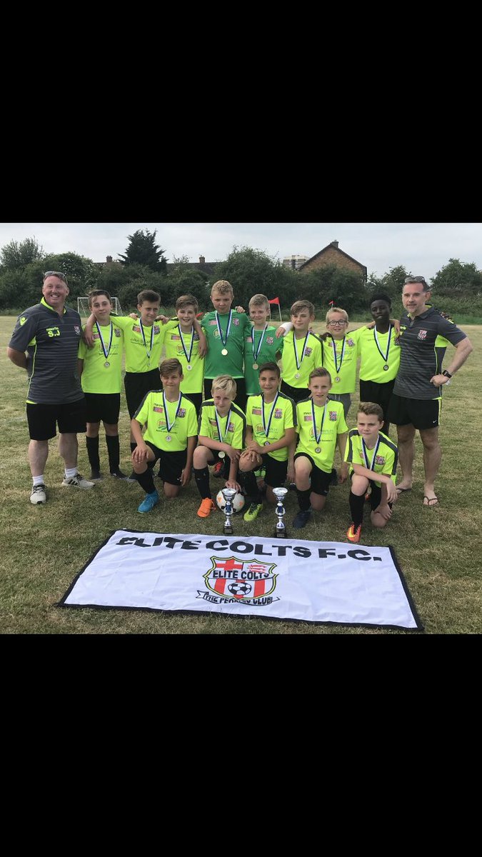 Well done to elite colts red, winners at the Harold hill tournament today! Both teams done the club proud!