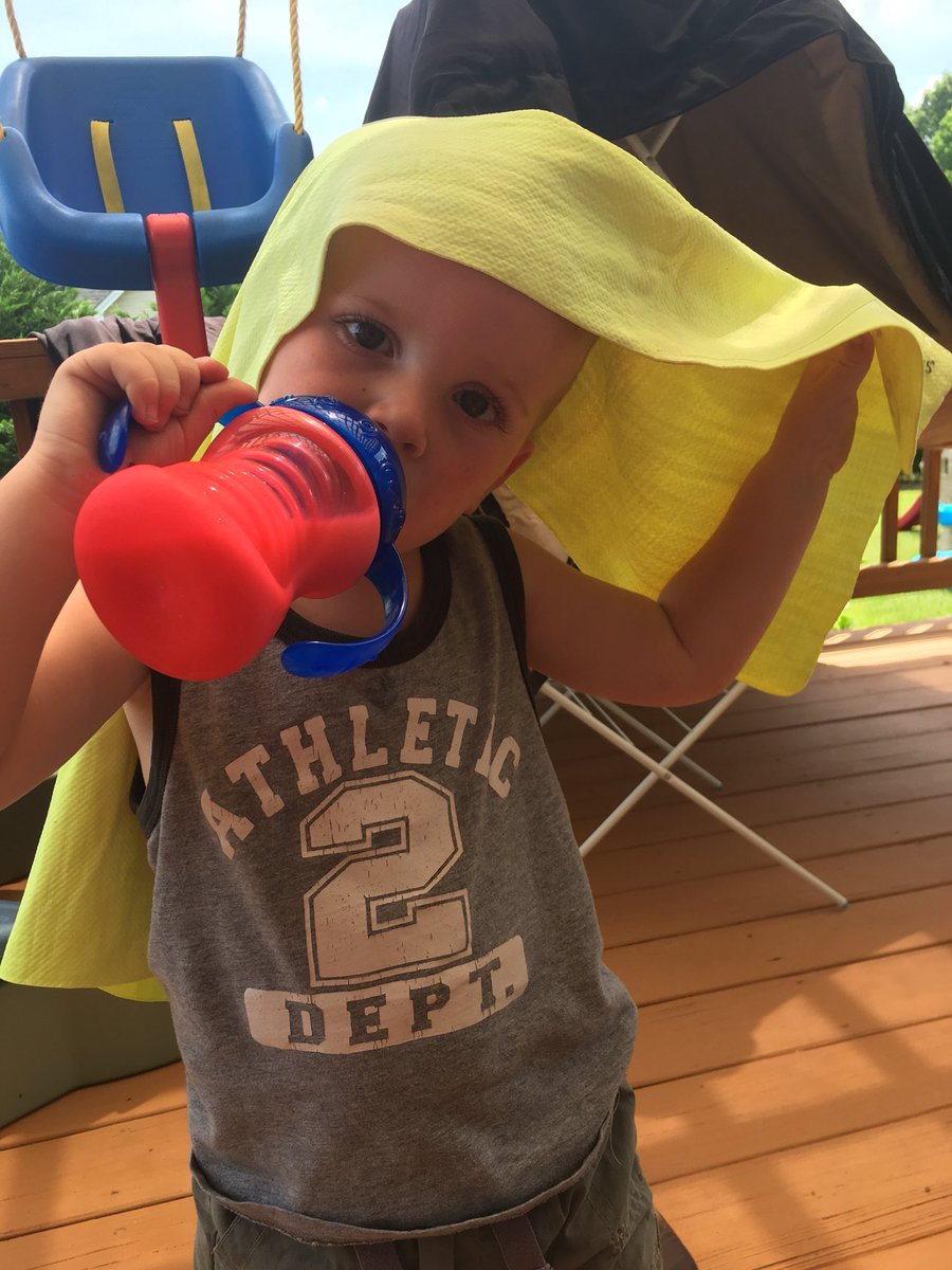 When it’s 90 degrees and super humid you need a <a href="/froggtoggs/">frogg toggs</a> cooling towel to keep you cool!