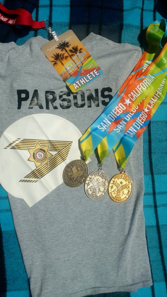 SAF_SBCSD's tweet photo. #SAFathlete Deputy Parson’s dominance in the pool today was absolutely amazing! She medaled in all three events she competed in and turned heads all over the place with her ability! Well done ma’am! https://t.co/Z5HsVi3cM0