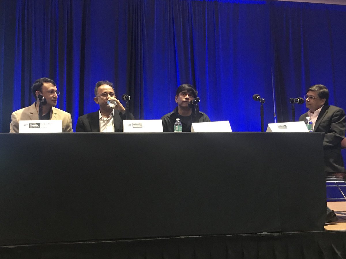 IITBayArea's tweet photo. “Do you have to be the first one to be disruptive? Does the second one learn from the mistakes of first one?” Don’t worry if you are late in #disruption. Industry leaders discussion at #IITBayCon ‘18. @debashis_saha @asmaunder @Infogain https://t.co/rAk1iptGIz