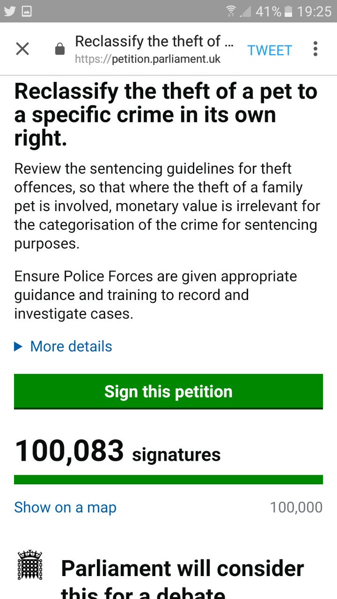 Yes we've done it 👍👏👏👏👏👏👏 @Dr_Dan_1 #PetTheftPetition