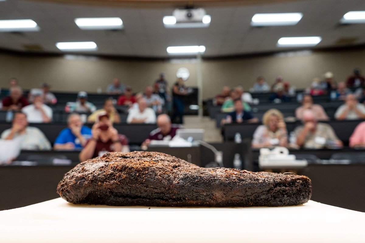 foodwaysTX's tweet photo. In case there is any question about what is being taught at #bbqcamp at #tamubbq. https://t.co/MuN6Ph1oTC