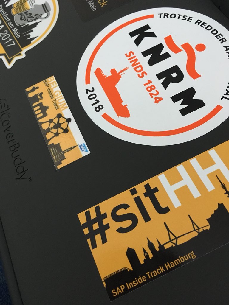 laurensvanrijn's tweet image. Another presentation, another sticker... #sitHH