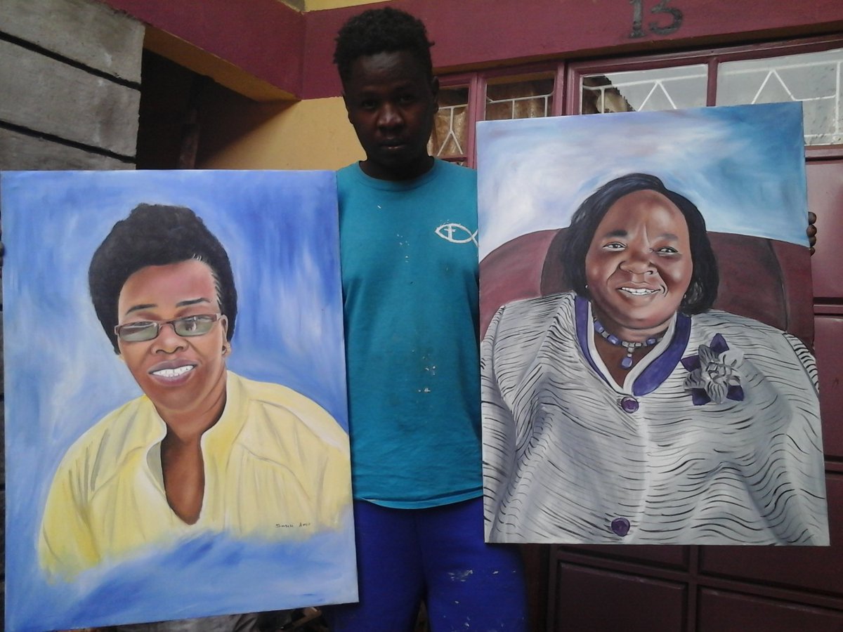 solomonsitati's tweet photo. Commissioned portraits 
Oil on canvas https://t.co/AV1J179gCG